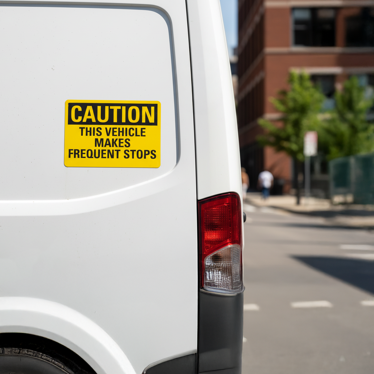 Caution This Vehicle Makes Frequent Stops