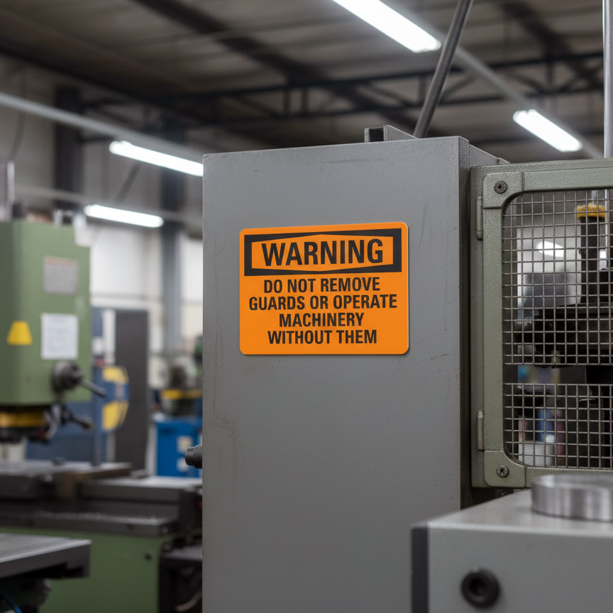 Warning (Ansi) Do Not Remove Guards Or Operate - Image 2