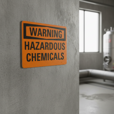 Warning Hazardous Chemicals