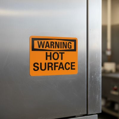 Warning Hot Surface