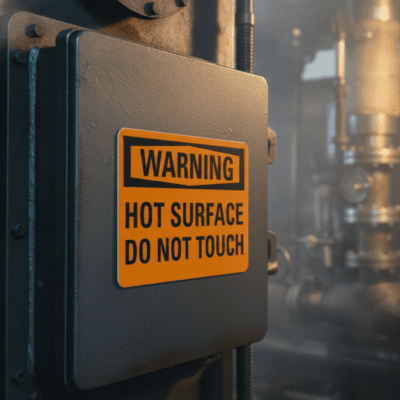 Warning Hot Surface Do Not Touch