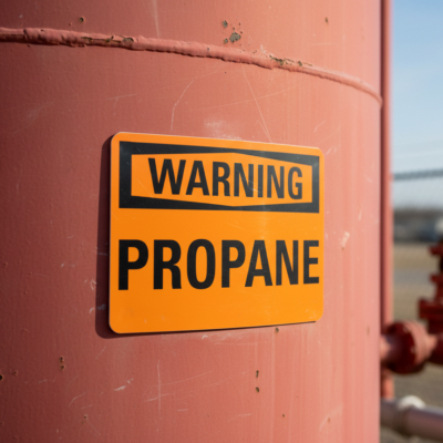 Warning Propane