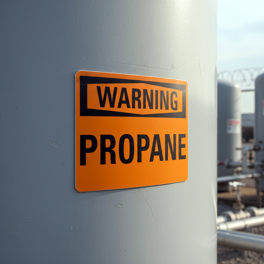 Warning Propane - Image 2
