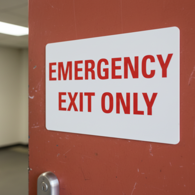 Emergency Exit Only
