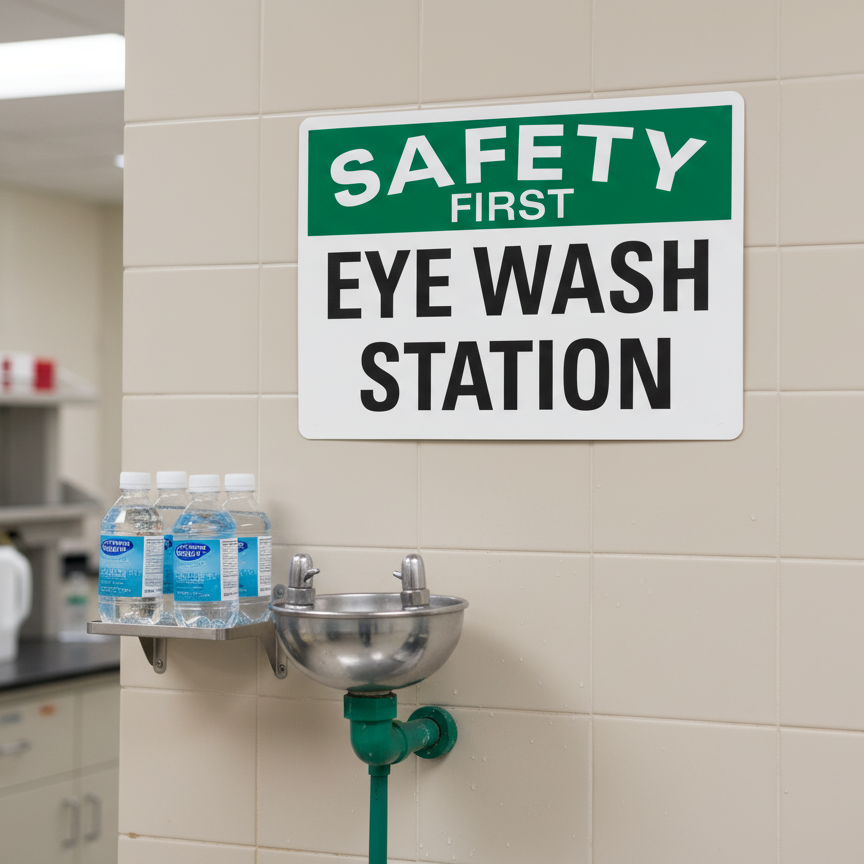 Safety First Eye Wash Station