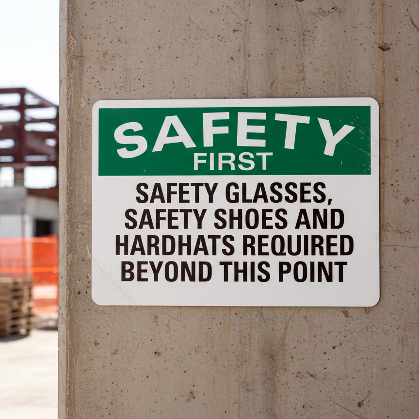 Safety First Safety Glasses, Safety Shoes And - Image 2