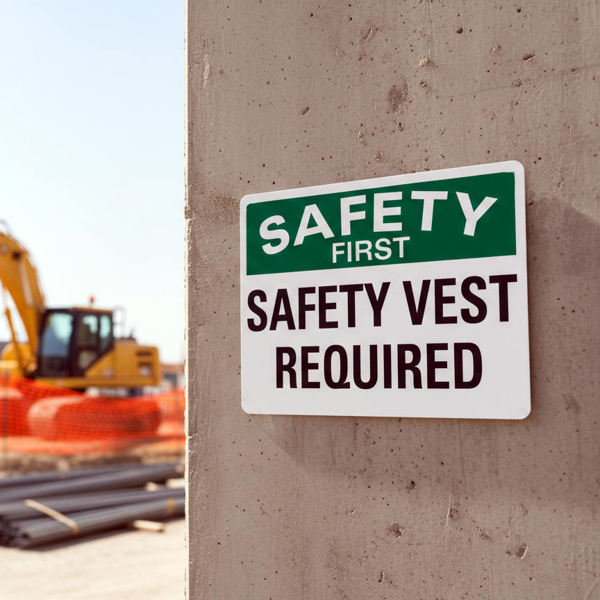 Safety First Safety Vest Required - Image 2