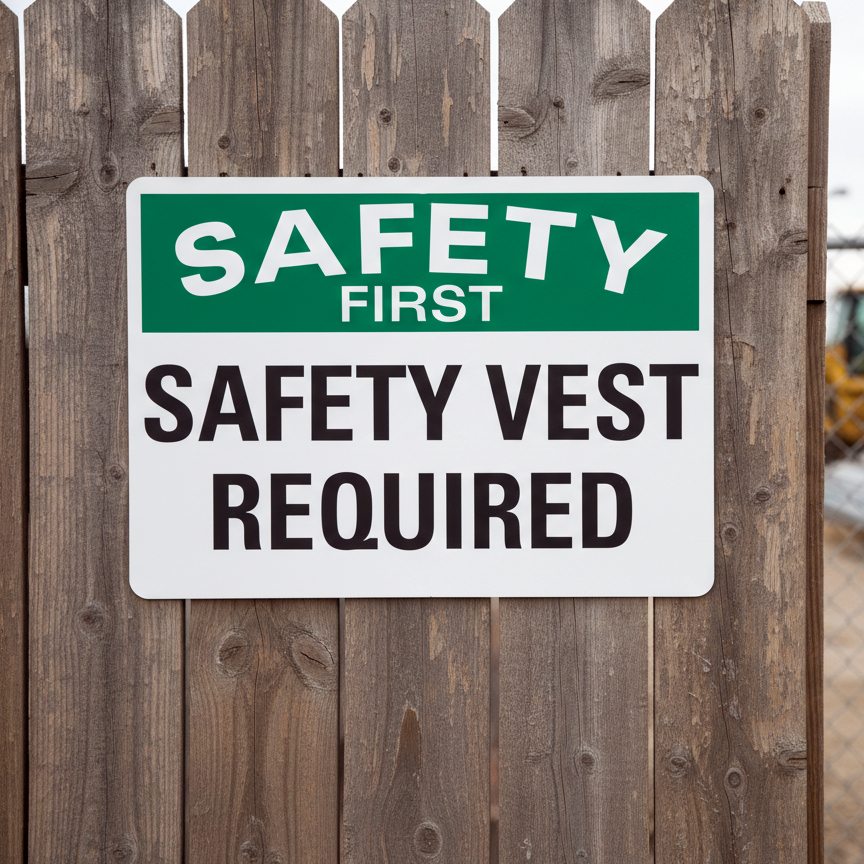 Safety First Safety Vest Required - Image 2