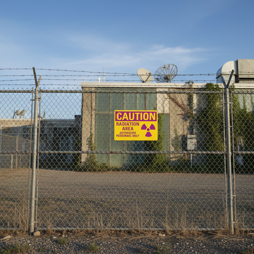 Caution Radiation Area Authorized Personnel Only (Sym)