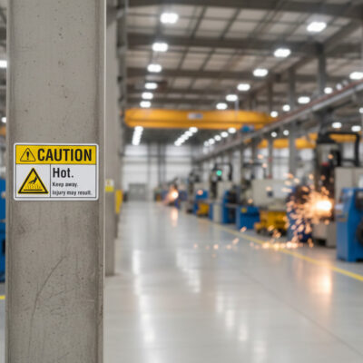 Caution Hot. Keep away injury may result.