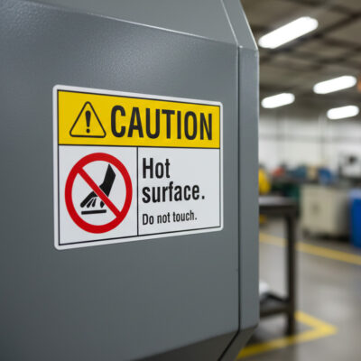 Caution Hot surface. Do not touch.