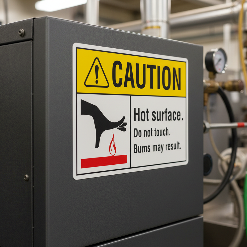 Caution Hot surface do not touch - Image 2