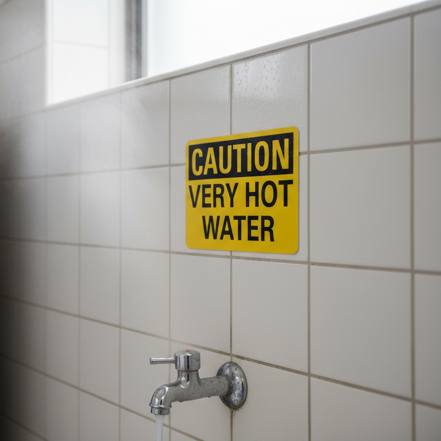 Caution Very hot water - Image 2