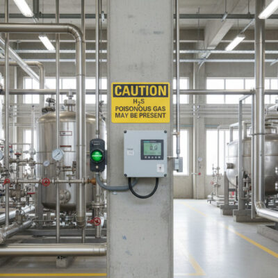 Caution H()2S poisonous gas may be present