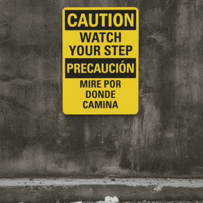 Watch Your Step/Mire Por Donde Camina