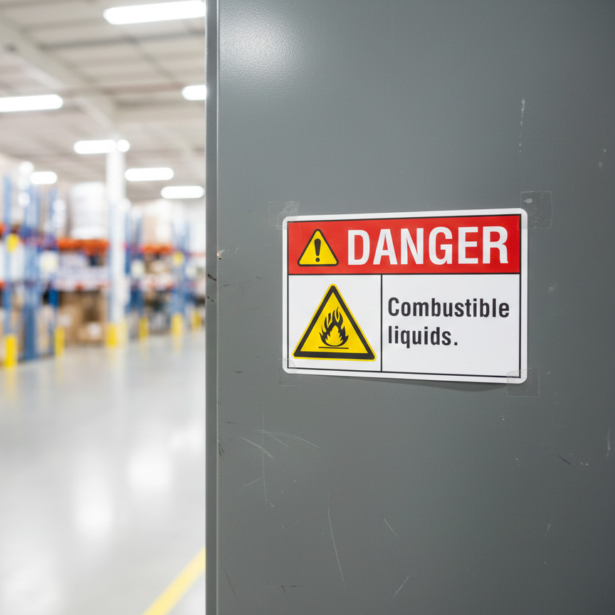 Danger Combustible liquids.