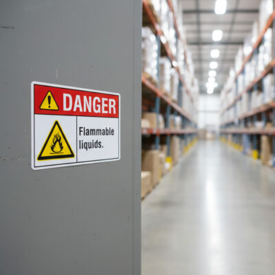 Danger Flammable liquids.