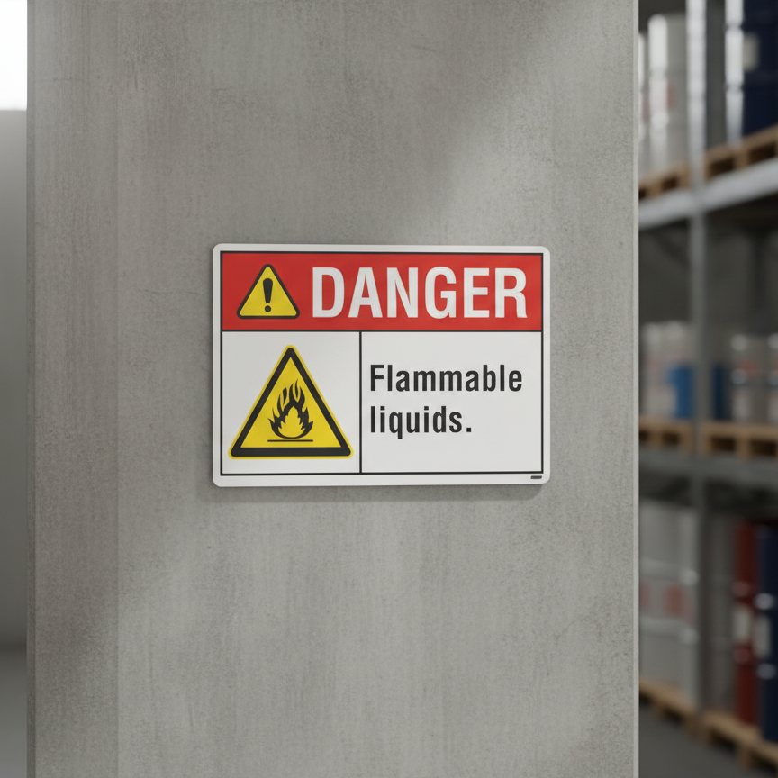 Danger Flammable liquids. - Image 2