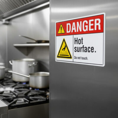 Danger Hot surface. Do not touch.