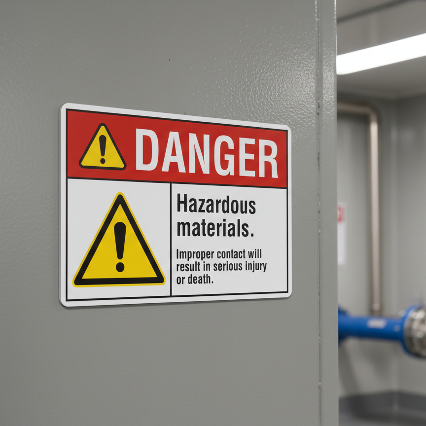 Danger Hazardous materials. Improper contact will - Image 2