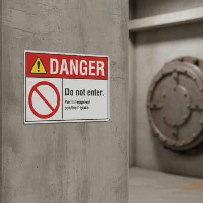 Danger Do not enter. Permit-required confined space.