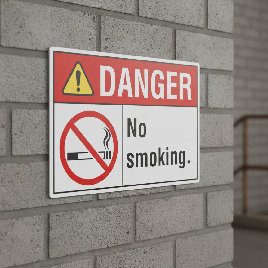 No smoking. English - Image 2