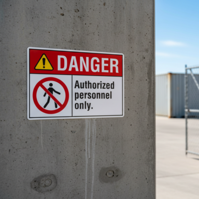 Danger Authorized personnel only.