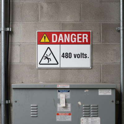 Danger 480 volts