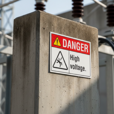 Danger High voltage