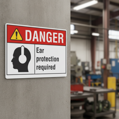 Danger Ear protection required