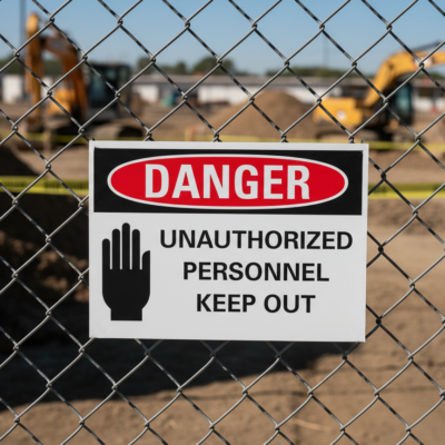 Danger Unauthorized personnel keep out