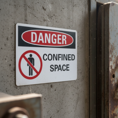 Danger Confined space
