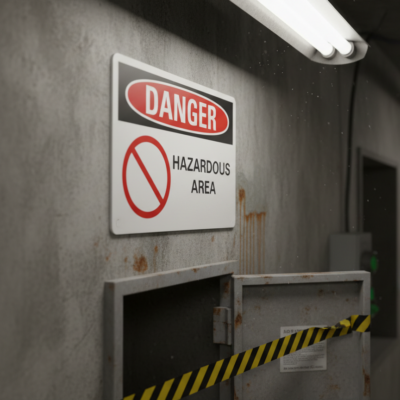 Danger Hazardous area