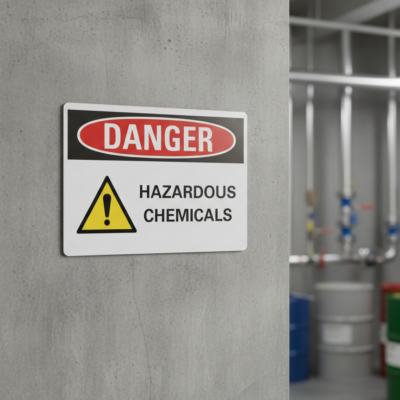 Danger Hazardous chemicals