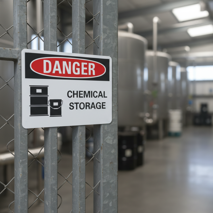 Danger Chemical storage