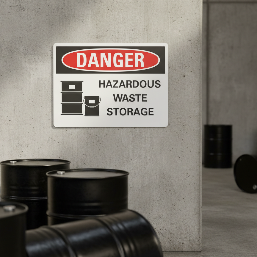 Danger Hazardous waste storage - Image 2