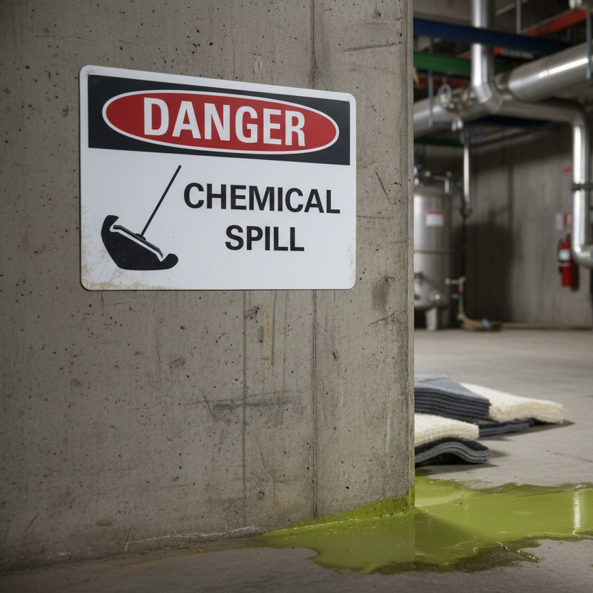 Danger Chemical spill
