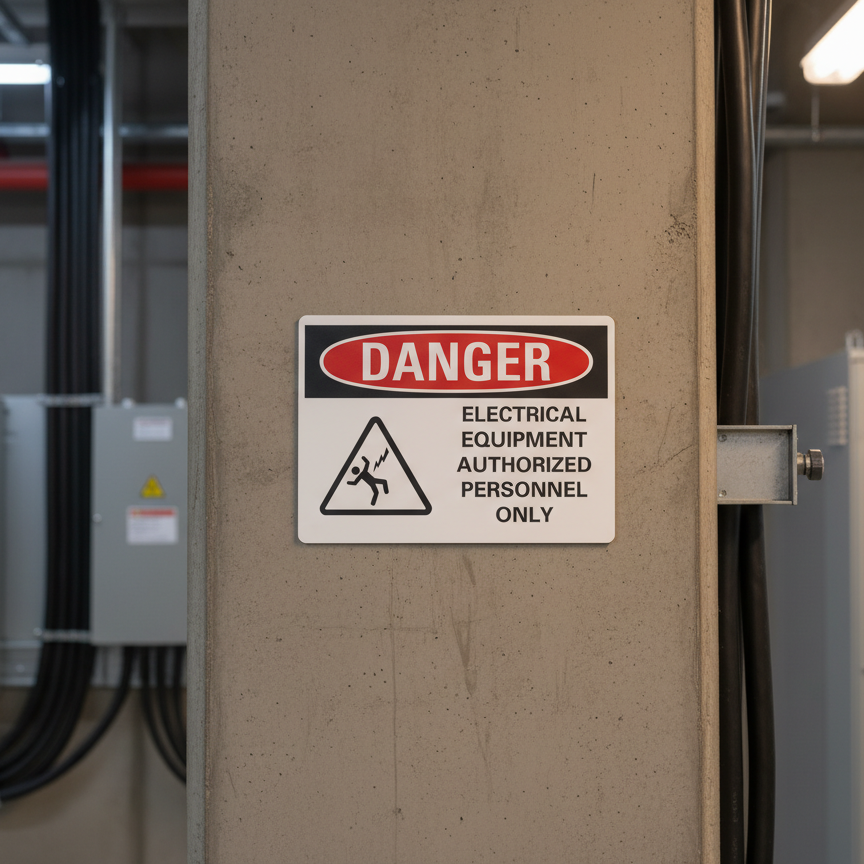 Danger Electrical equipment authorized personnel only