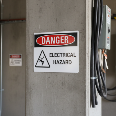Danger Electrical hazard