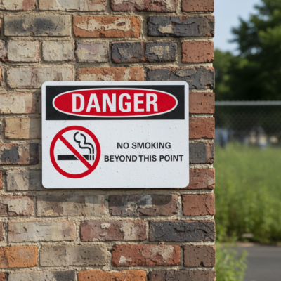 No smoking beyond this point English