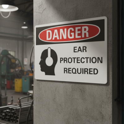 Danger Ear protection required