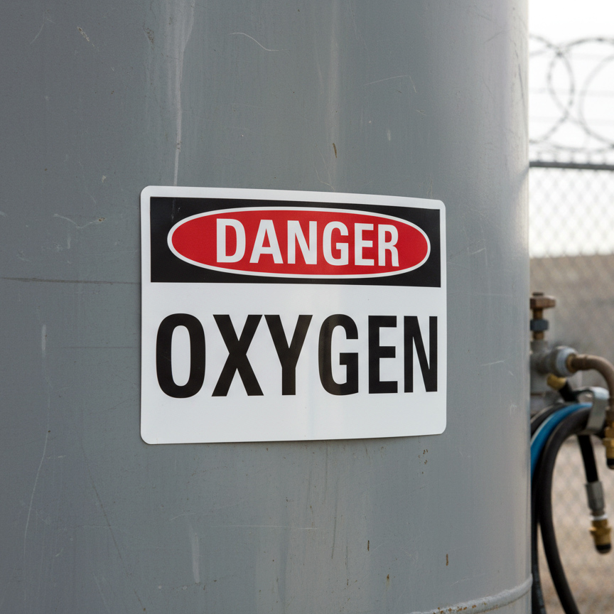 Danger Oxygen
