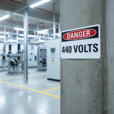 Danger 440 volts