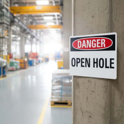 Danger Open hole
