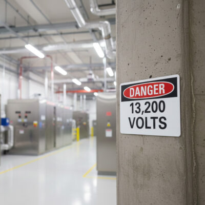 Danger 13,200 volts