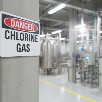 Danger Chlorine gas