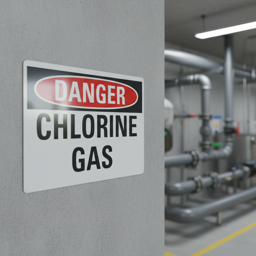 Danger Chlorine gas - Image 2