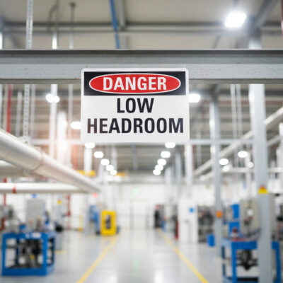 Danger Low headroom