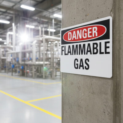 Danger Flammable gas
