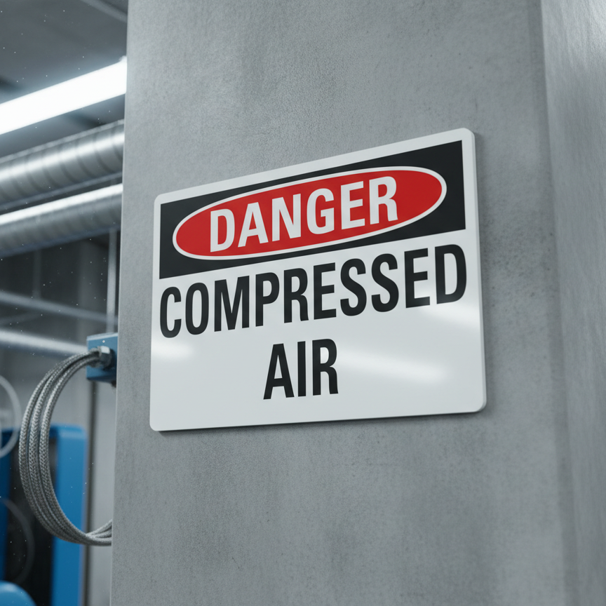 Danger Compressed air - Image 2